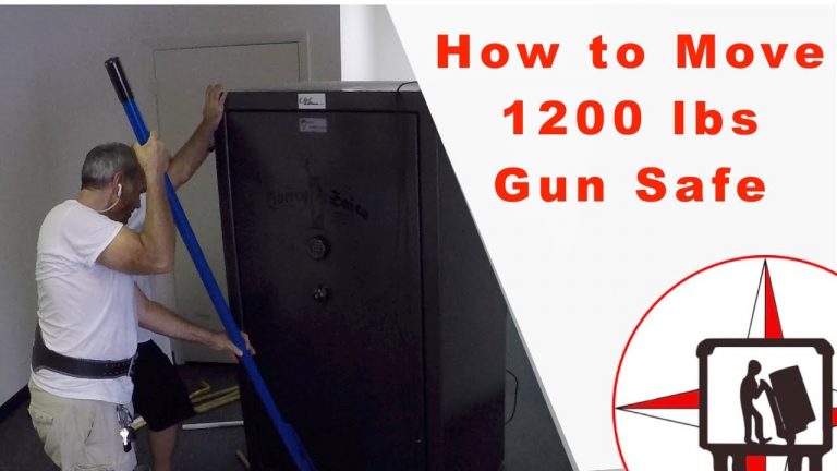 How to Move a 1000 Lb Gun Safe